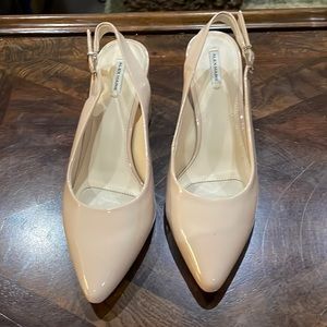 Nude Women’s Professional Style Chunky Heels